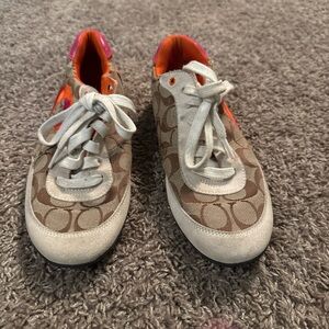Coach Sneakers - Brown and Orange